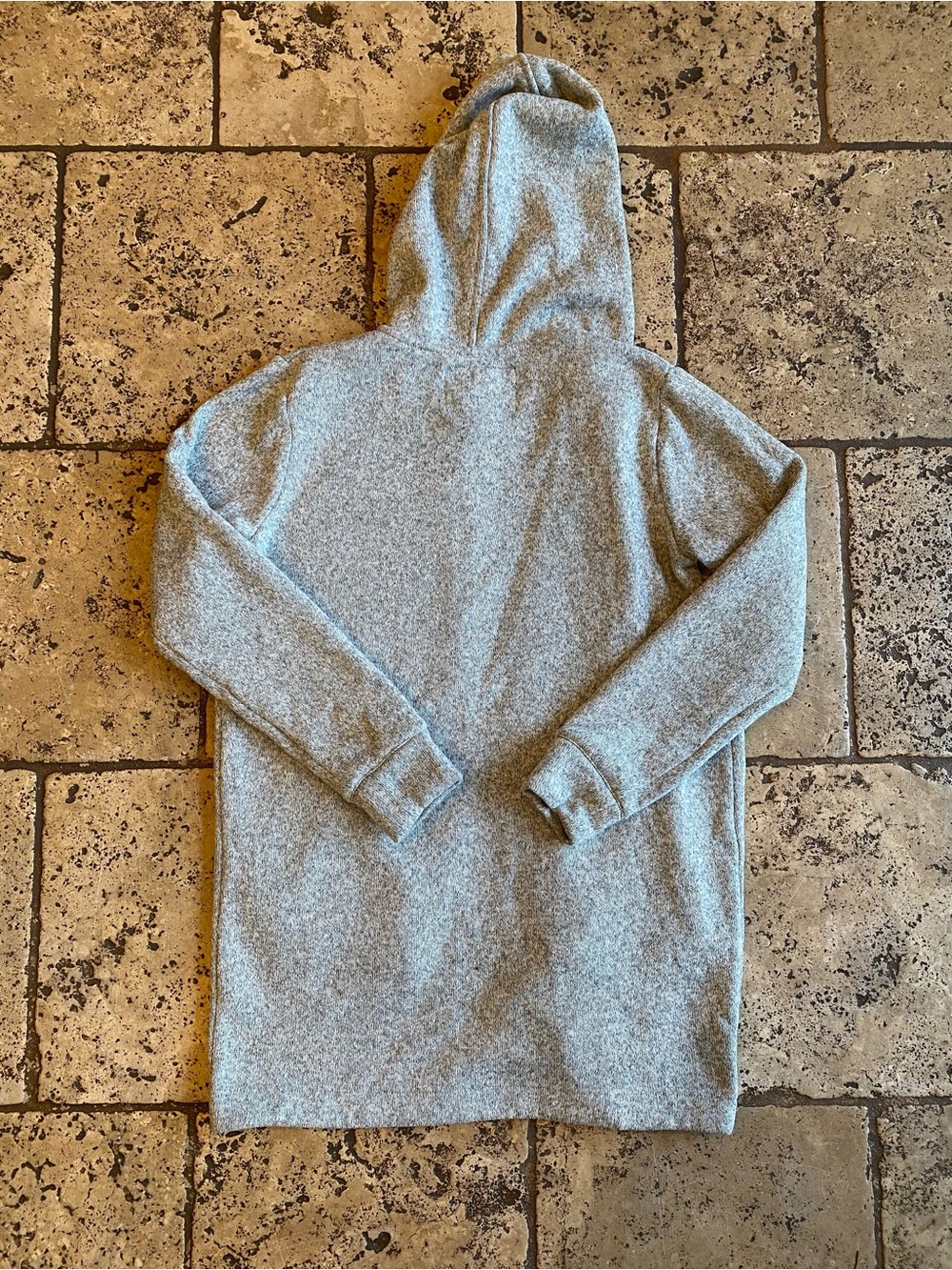 Roots Heather Gray Hooded Snap-Front  Jacket - Picture 2 of 3